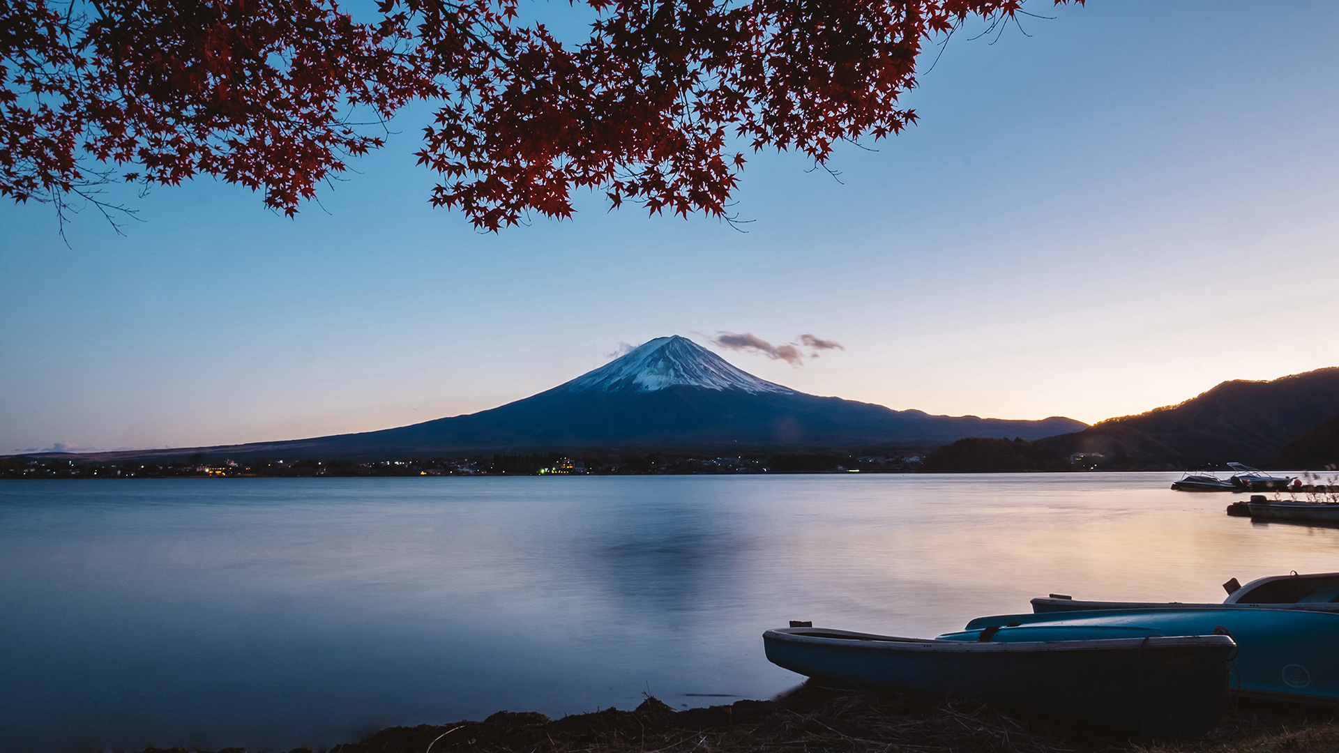 富士山唯美意境风景图片谁能凭爱意要富士山私有 可爱点