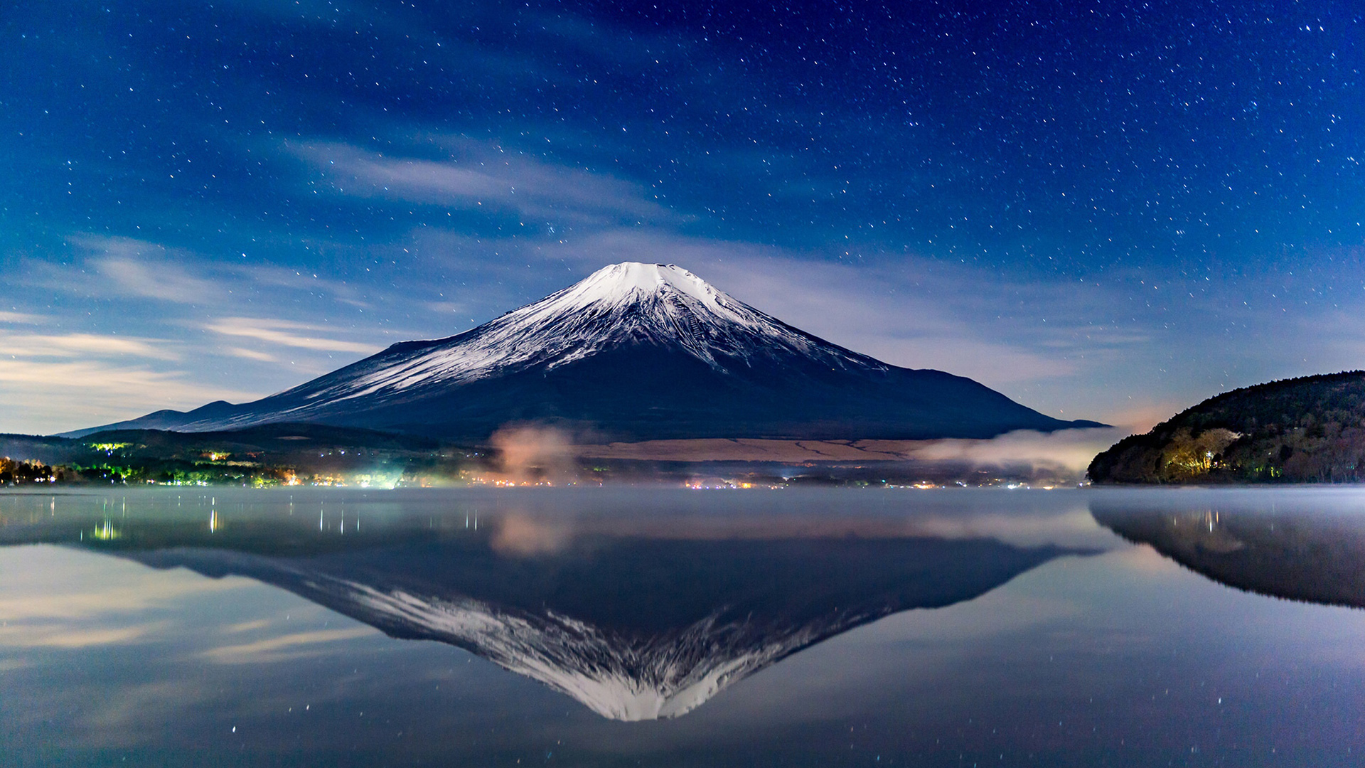 富士山唯美意境风景图片谁能凭爱意要富士山私有 可爱点